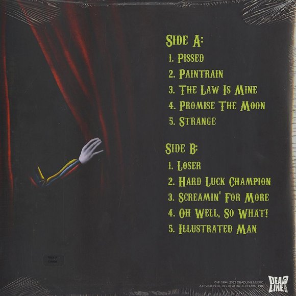 Dangerous Toys, Pissed, Limited Edition Green Vinyl, LP, Remastered Record, NEW - Picture 2 of 2